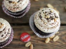 Coca-Cola Cupcakes with Peanut Butter Icing 