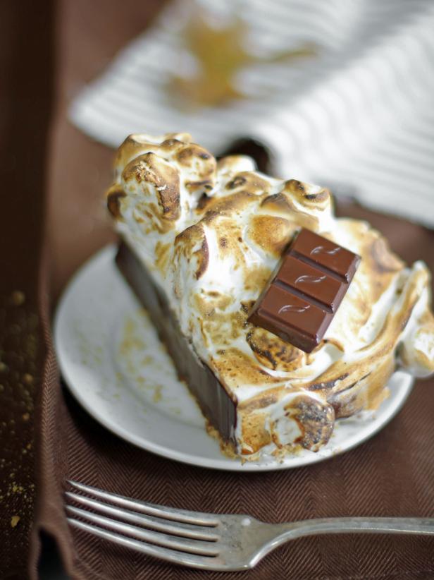 Spiked S'Mores Pie Slice