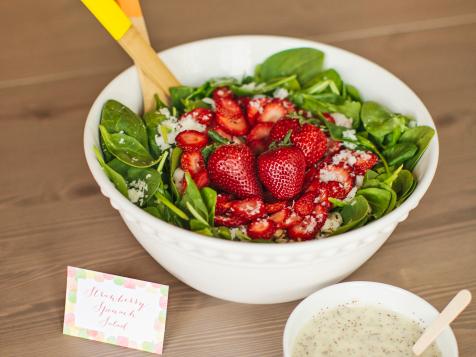 Strawberry-Almond Spinach Salad Recipe
