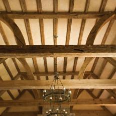 Old World Ceiling With Reclaimed Wood