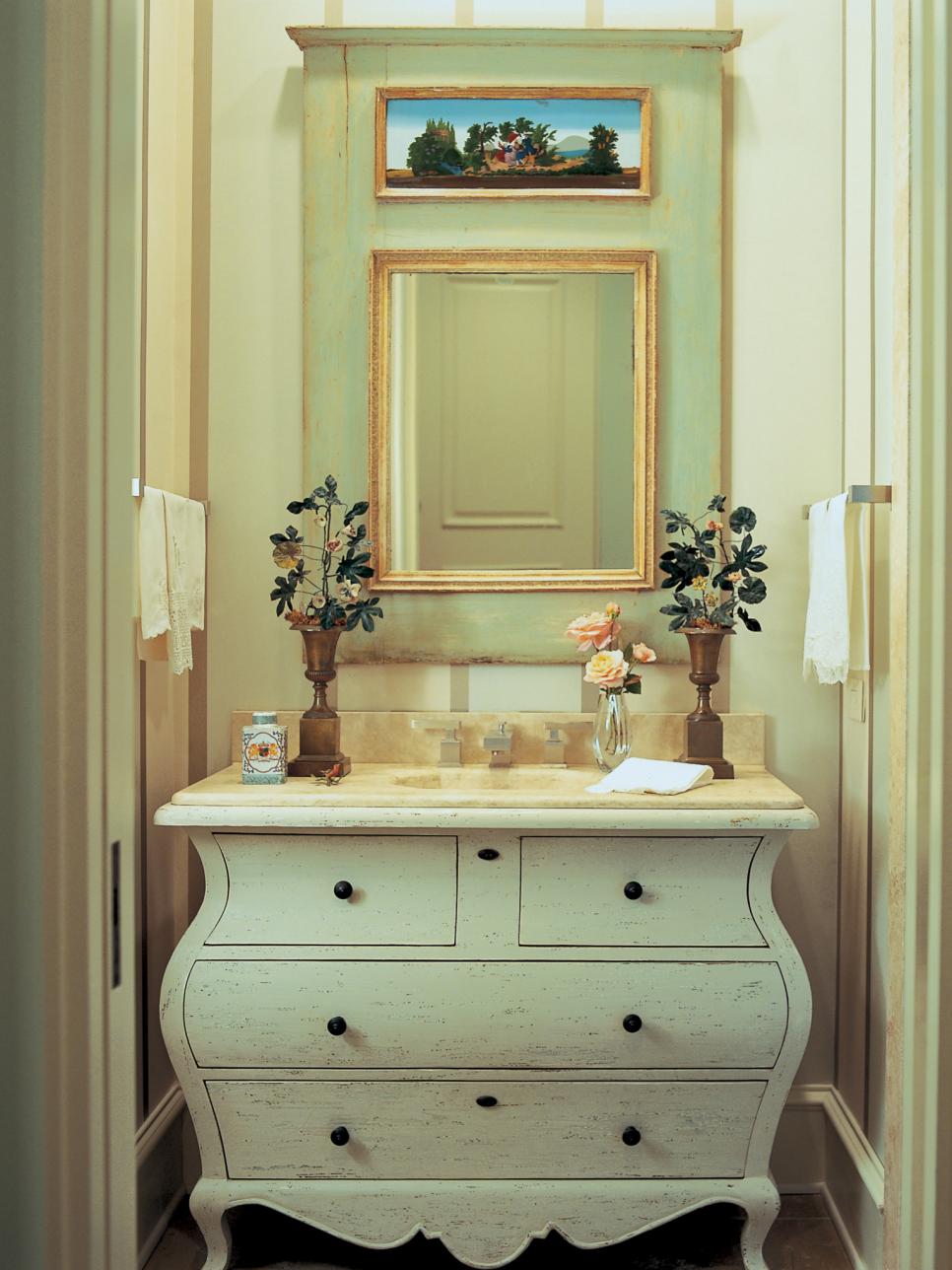 Traditional Dresser Converted To, Dresser Style Vanity For Bathroom