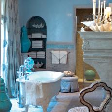 Blue Coastal Bathroom