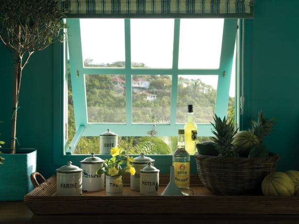 Jalouise Window on Beach House