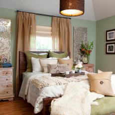 Mint Country Bedroom