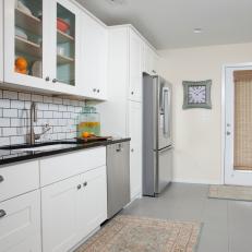 White Subway Tile Kitchen 