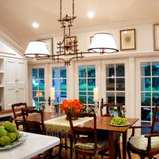 Traditional Breakfast Room With Country Charm