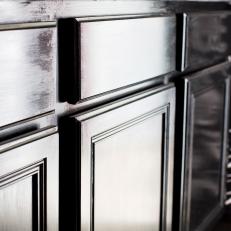 Glossy Black Cabinetry