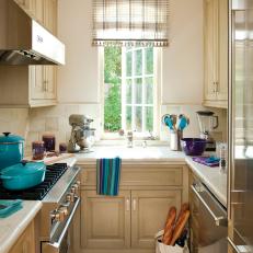 Small Traditional Galley Kitchen