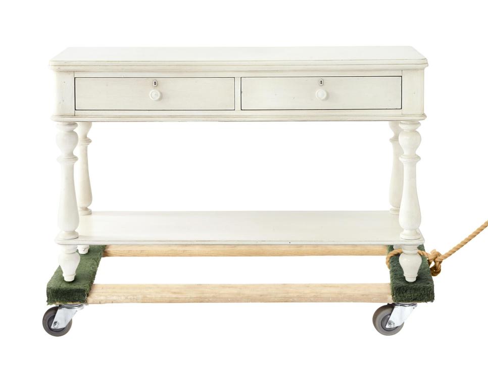 Style A Console Table, How To Paint A Console Table White