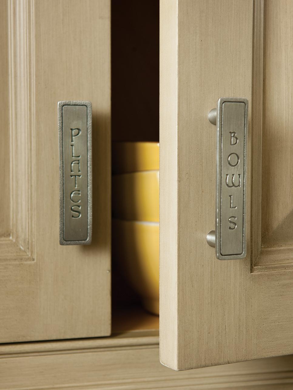 Kitchen Hardware With Words | HGTV