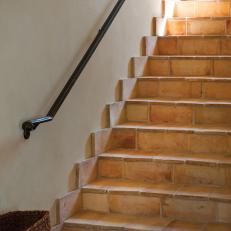Terra Cotta Tile Stairs
