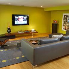 Yellow Living Room Photos Hgtv Contemporary Living Room By Tylor Devereaux