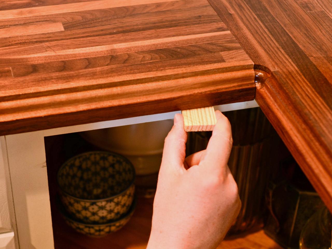 Do It Yourself Butcher Block Kitchen Countertop HGTV