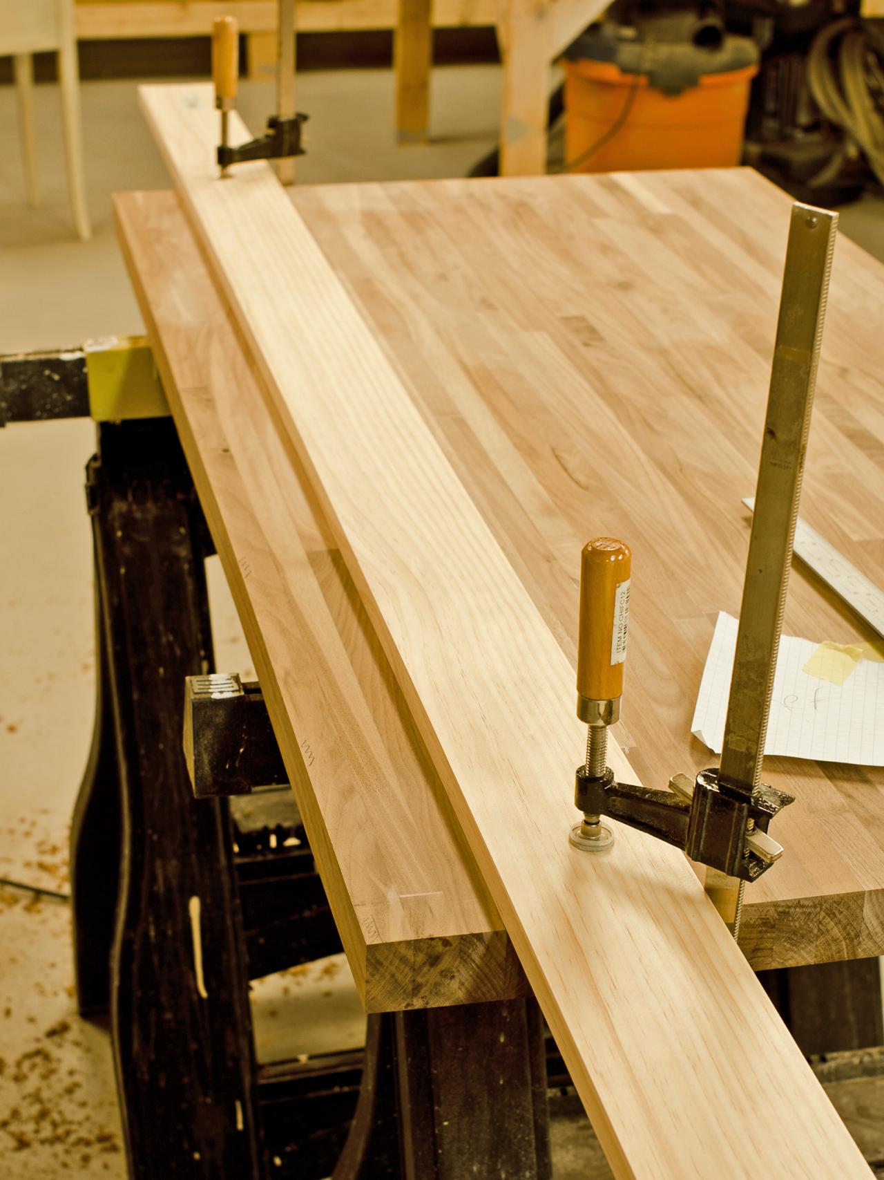 Do-It-Yourself Butcher-Block Kitchen Countertop | HGTV