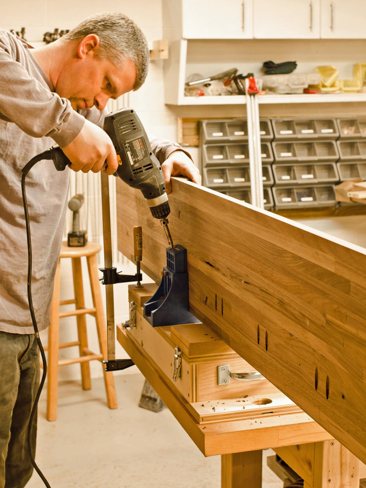 How to Build a Butcher Block Countertop HGTV