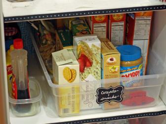 Pantry With Labeled Containers