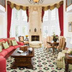 French Inspiration Gives Warmth and Depth to Grand Sitting Room