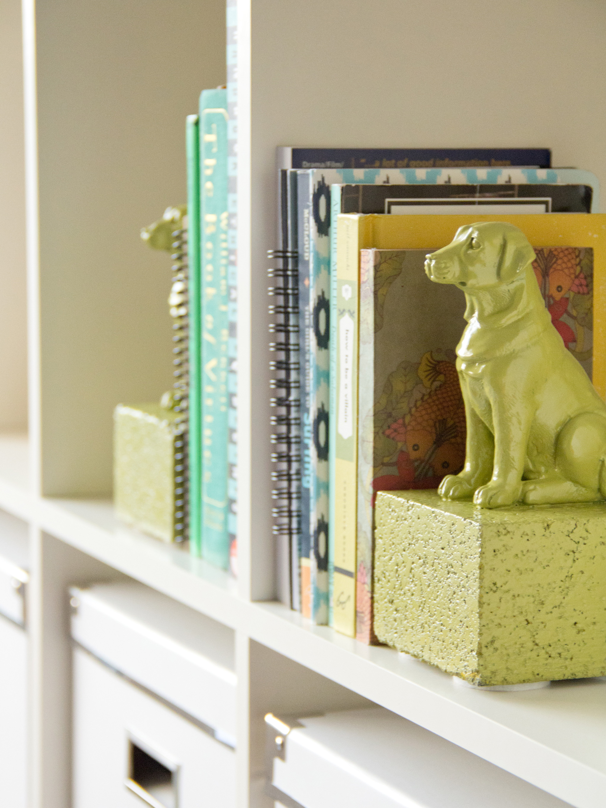 funny animal bookends