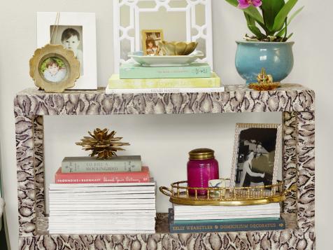 How to Make Fabric-Wrapped Shelves