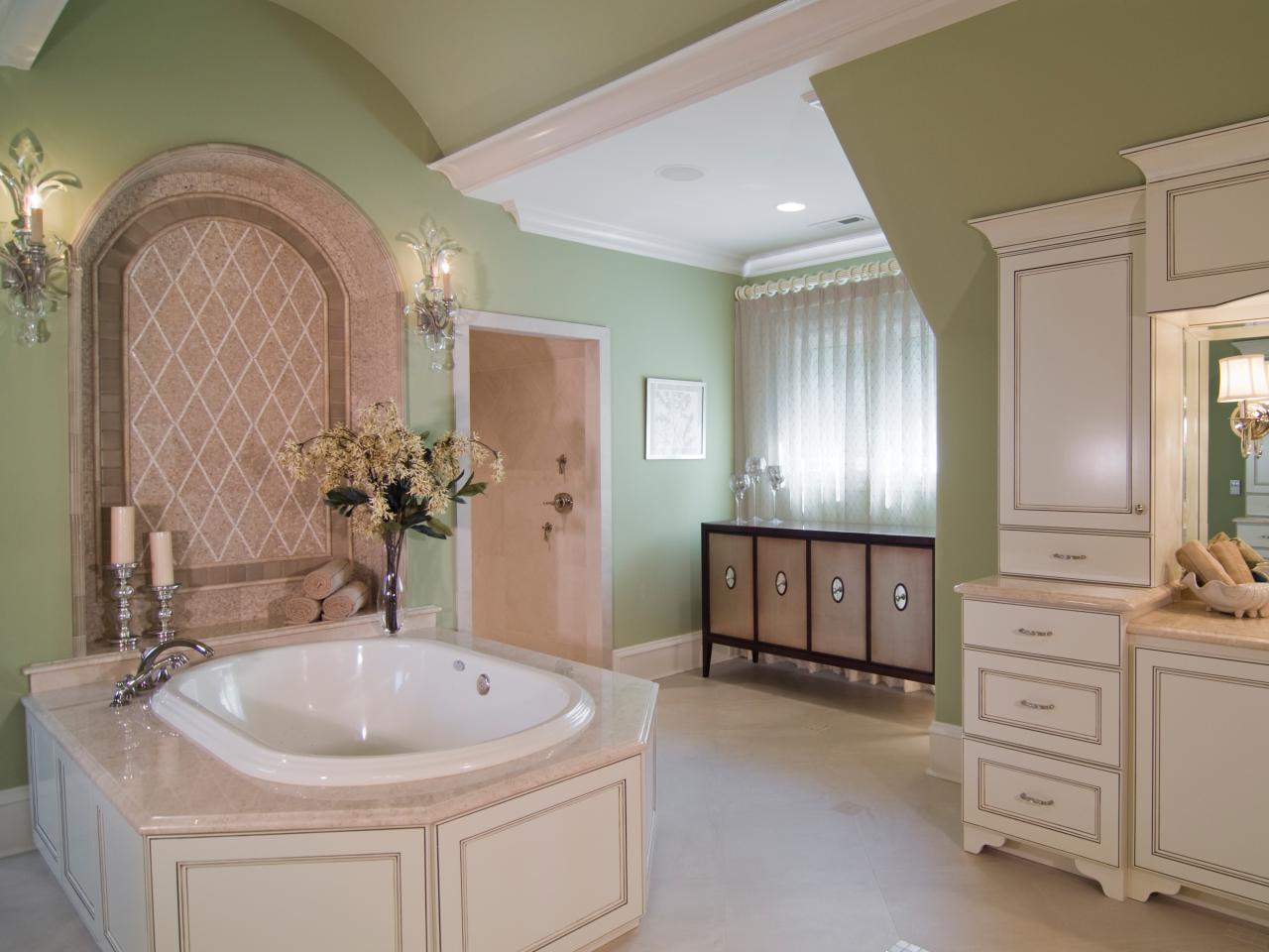 girly master bathroom