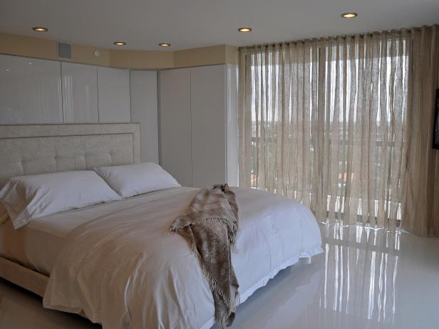 Shiny and Clean Master Bedroom