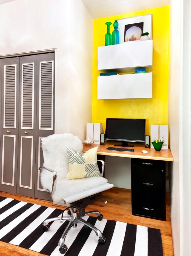 Contemporary Yellow Office