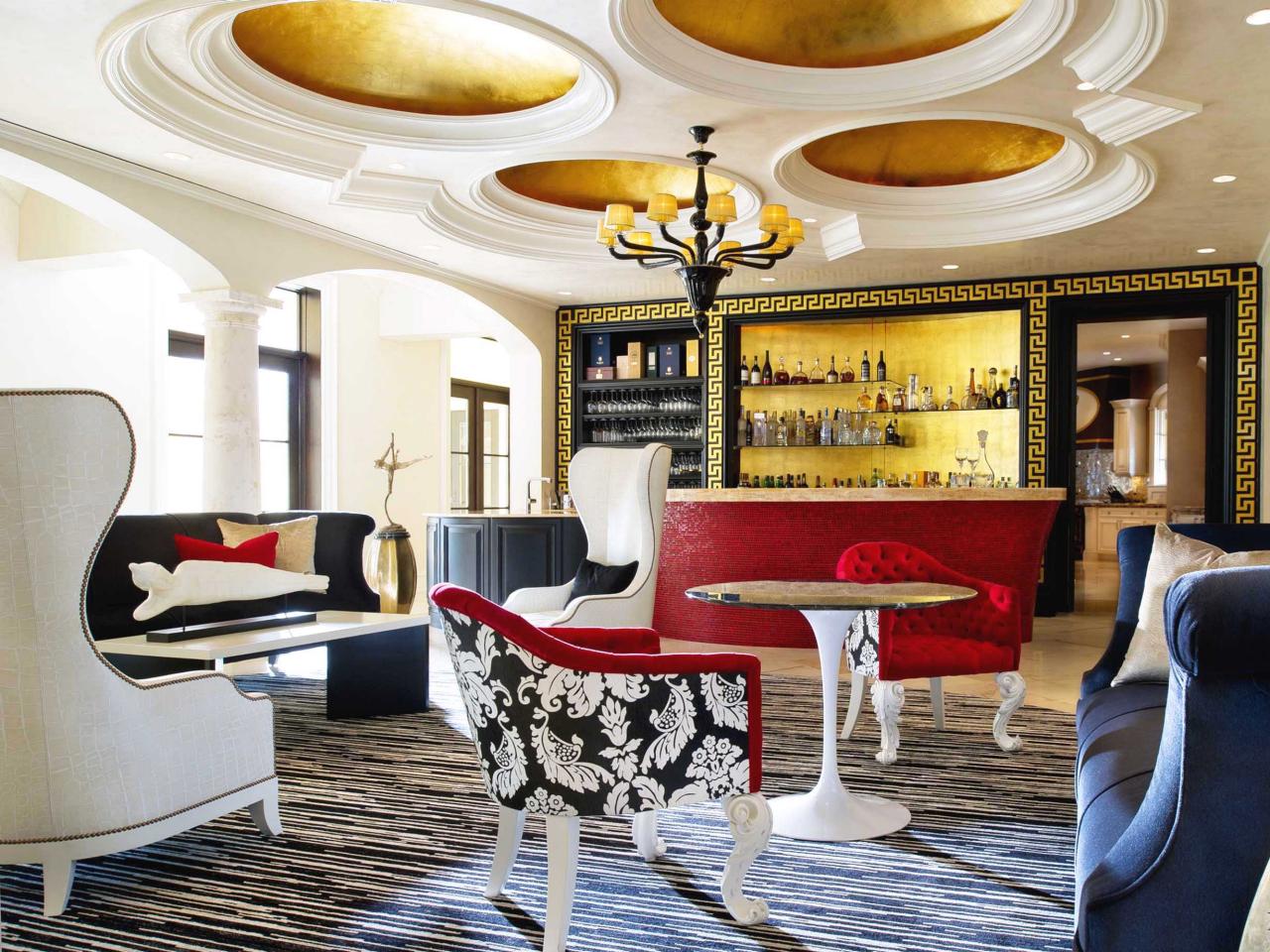 Eclectic Glamorous Living Room Troy Beasley Hgtv