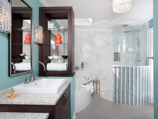 Designer Cheryl Kees Clendenon creates a youthful master bath designed for aging homeowners.