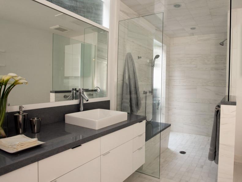 Modern White Bathroom