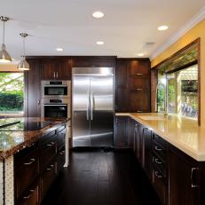 Transitional Kitchen With Custom Cabinetry 