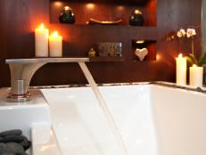 Organic Bathroom with Streamline Fixtures