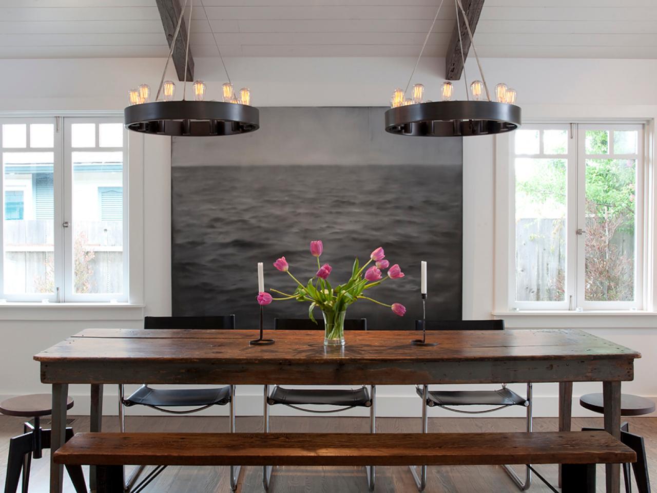 dining room rustic chandeliers