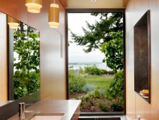 Japanese Bathroom with Views 