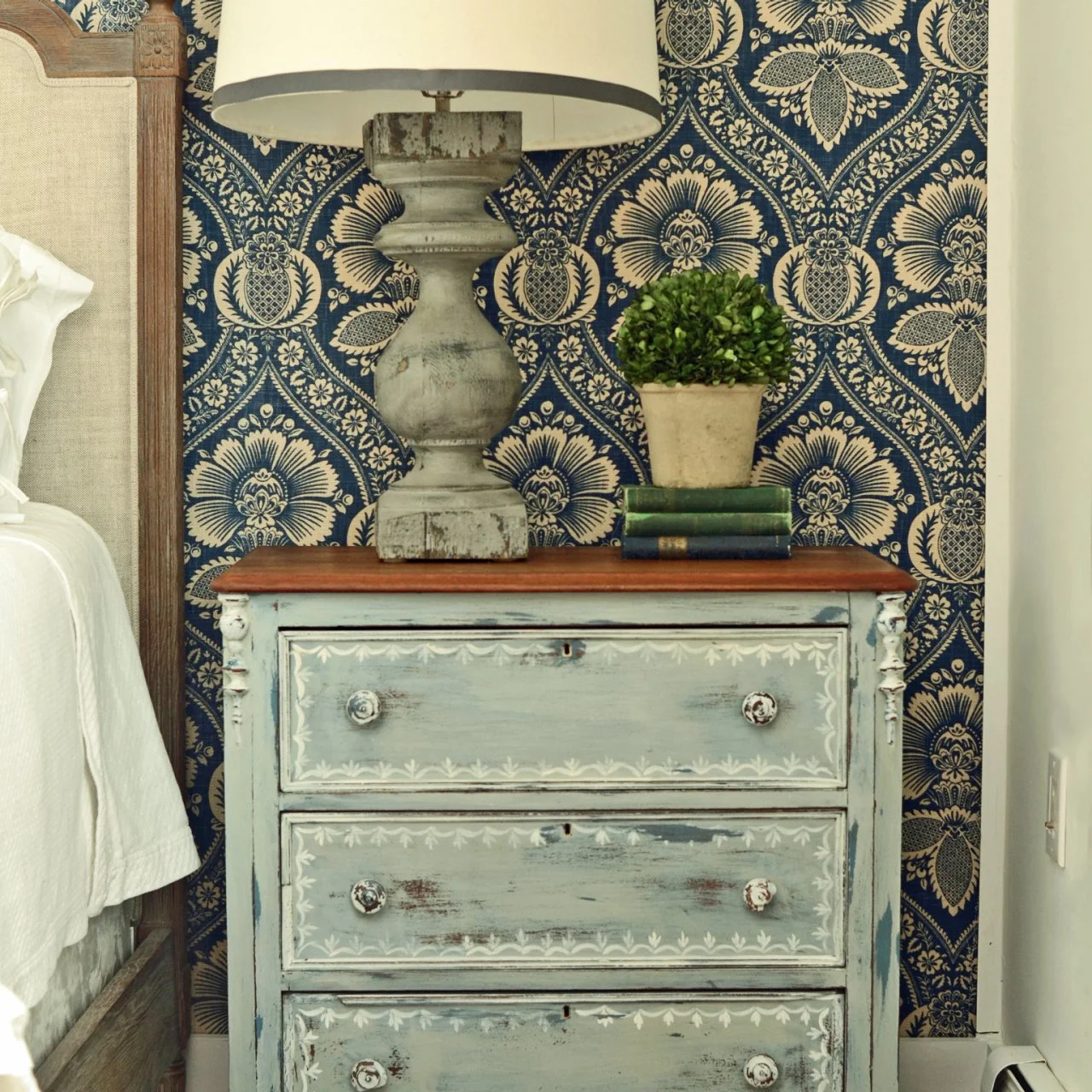 Give Plain Nightstands Rustic Charm With Milk Paint HGTV