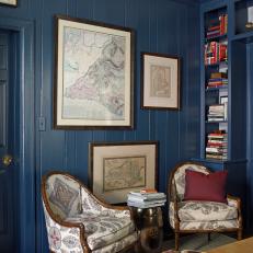 Blue Traditional Sitting Room Photos Hgtv