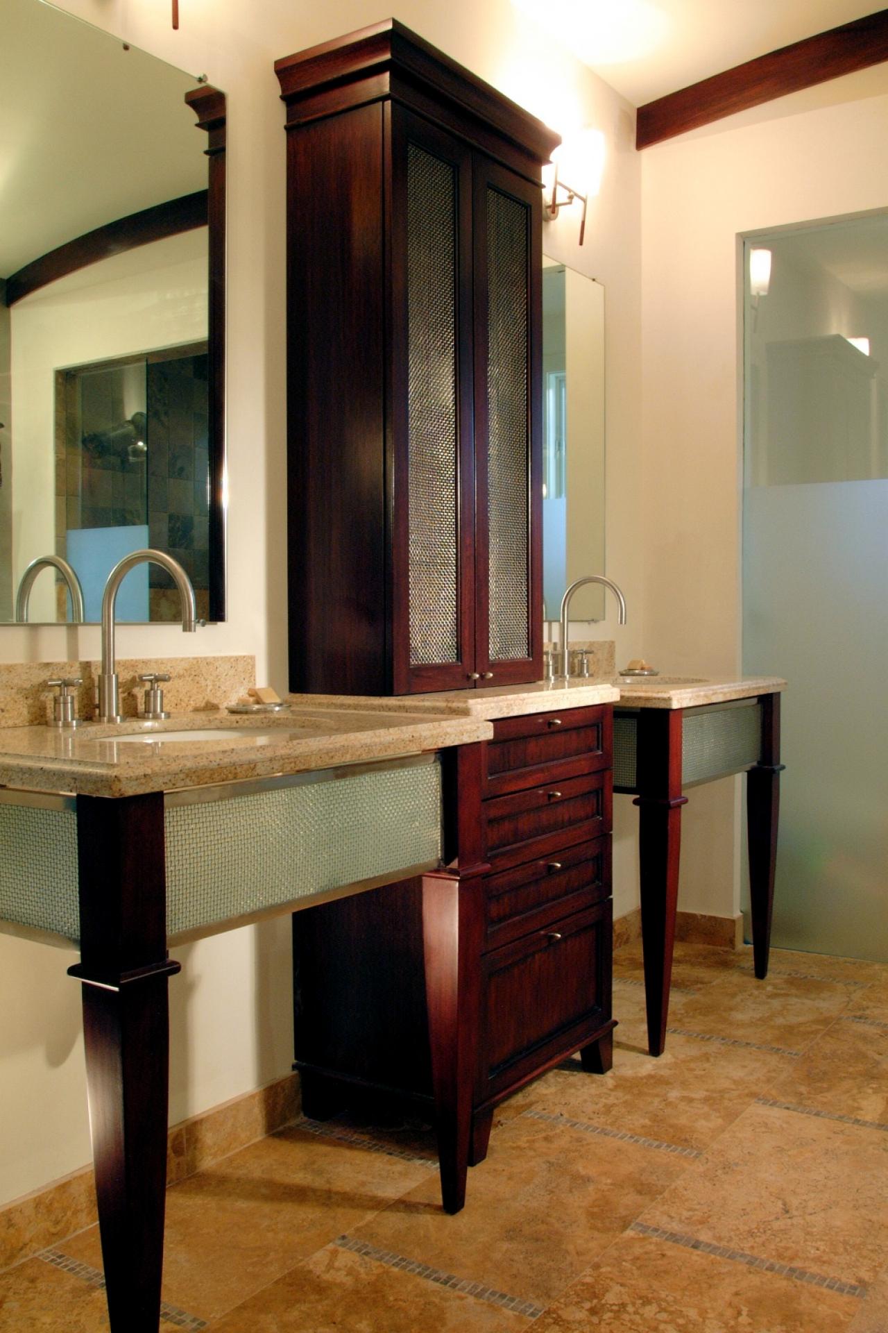 18 Savvy Bathroom Vanity Storage Ideas