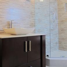 Contemporary Bathroom Vanity With Modern Fixtures 