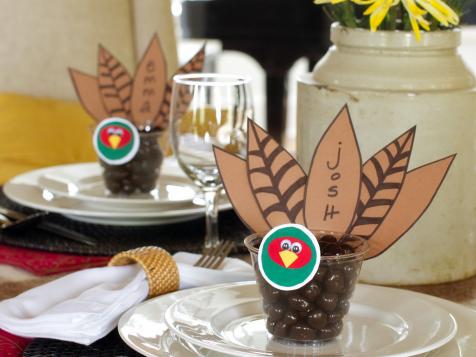 Thanksgiving Place Card and Party Favor