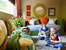 Whimsical Touches And Contemporary Style In Kids Bedroom