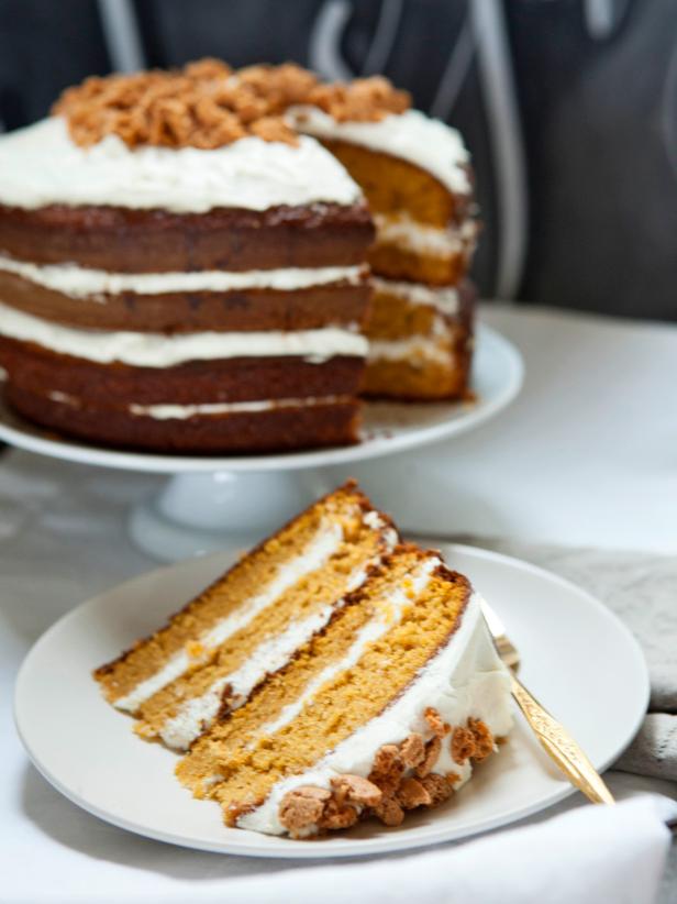 Pumpkin Tiramisu Layer Cake Recipe | HGTV