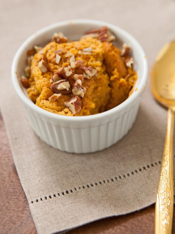 Individual Maple Sweet Potato Soufflé