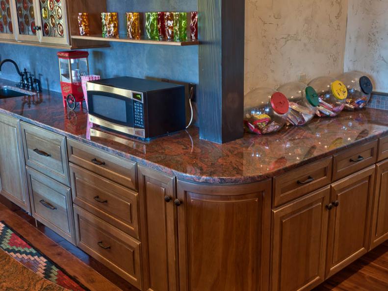 Candy Kitchen Bar With Candy Jars 