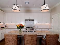 Designer Kerrie Kelly gave this kitchen a light and open feel, making it the ideal space for entertaining groups of friends and family both large and small.