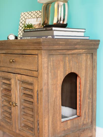 litter box nightstand