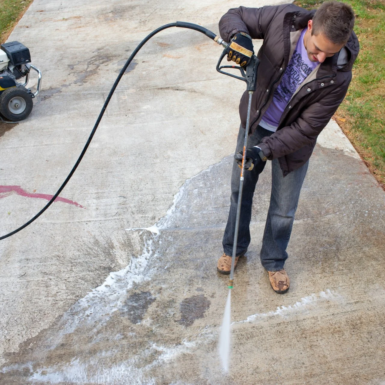 How to Power Wash a Driveway HGTV