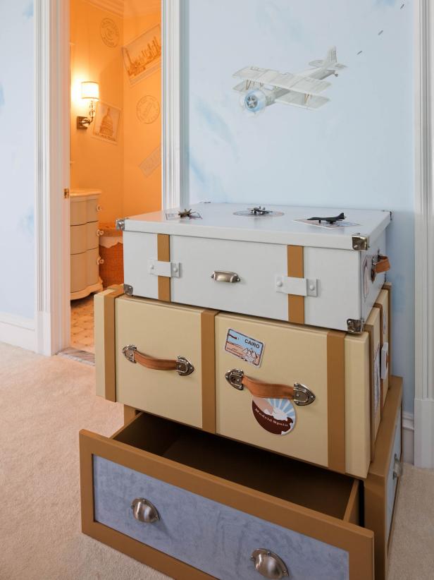 Kids' Room Suitcase Dresser 