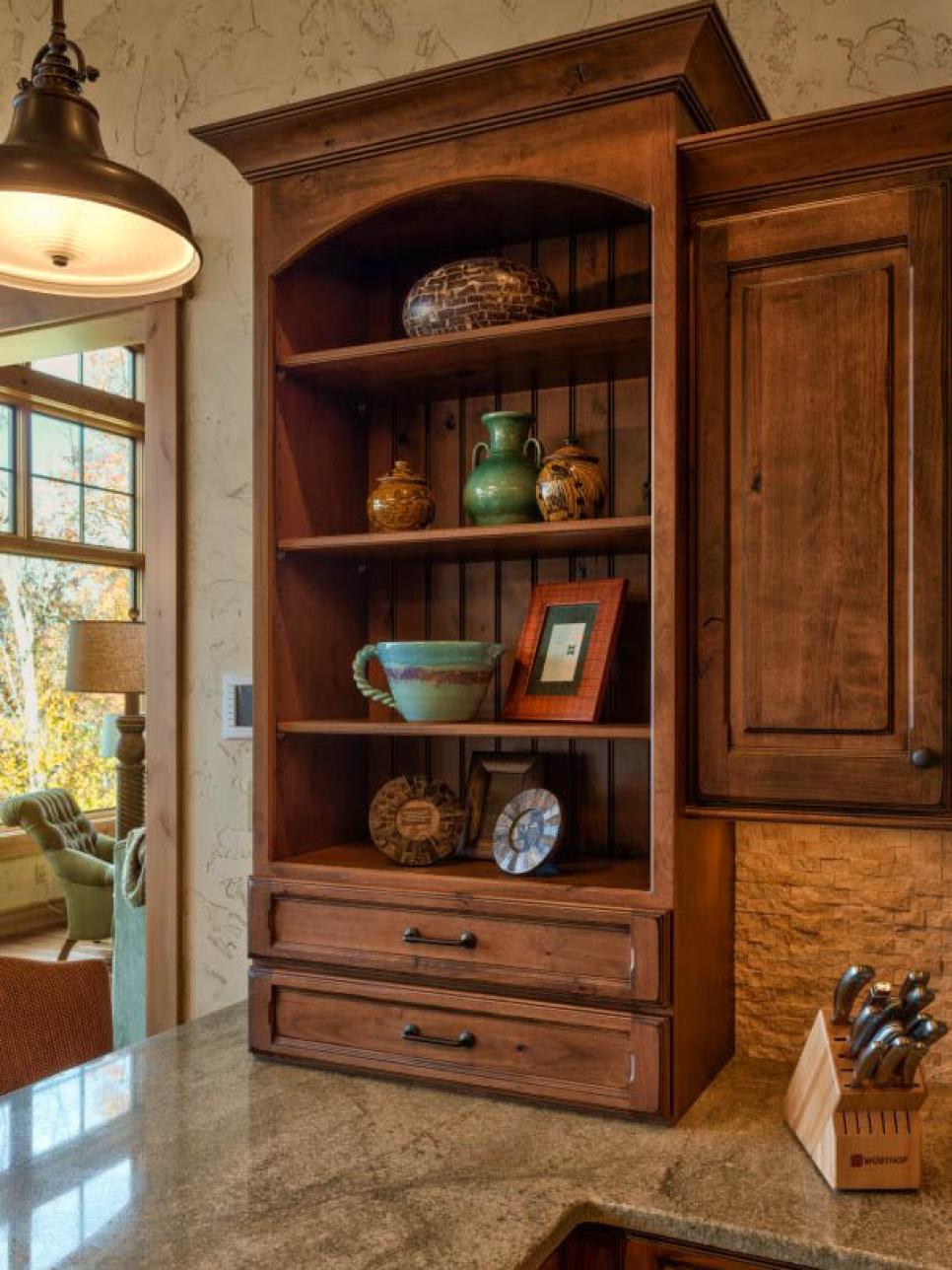 Rustic Wood Kitchen With Accessories HGTV
