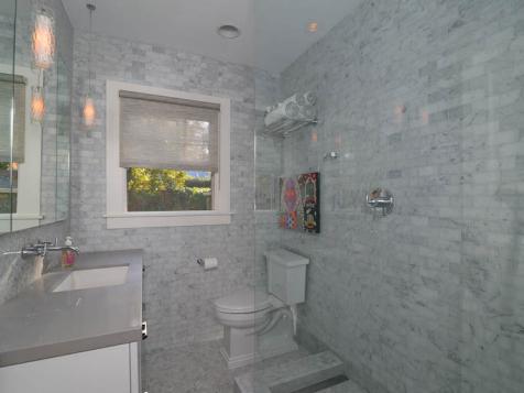 Contemporary Marble Bathroom
