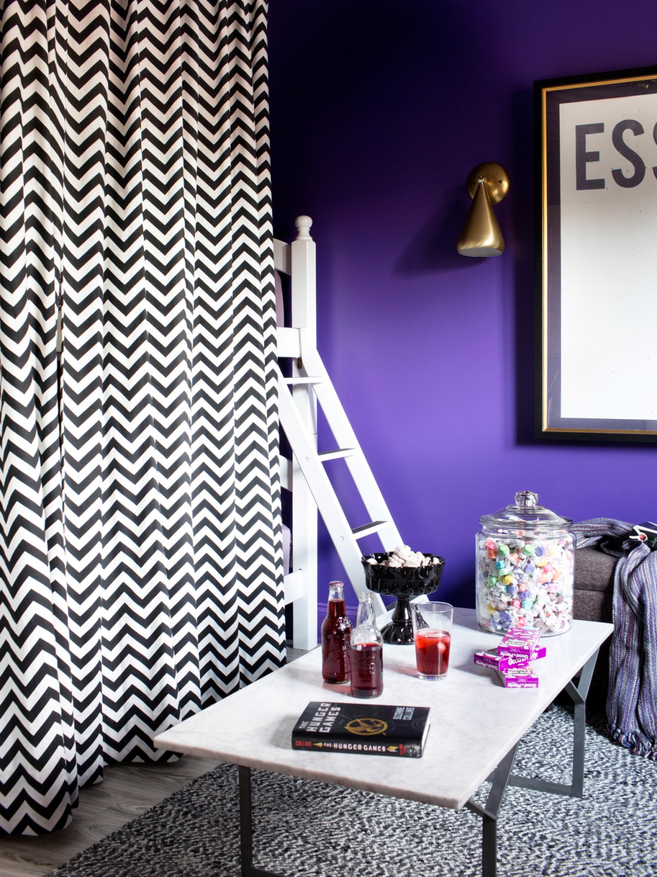 Update a Bunk Bed With Paint and Drapery Panels HGTV