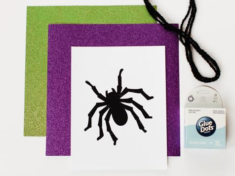 Pin the Spider on the Web Free Printable Halloween